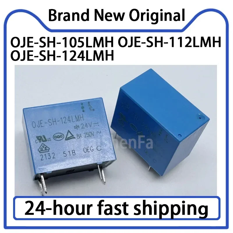 5 шт. OJE-SH-105LMH 112LMH 124LMH реле 5 В 12 В 24 В 4-контактный 8A оригинальный запас