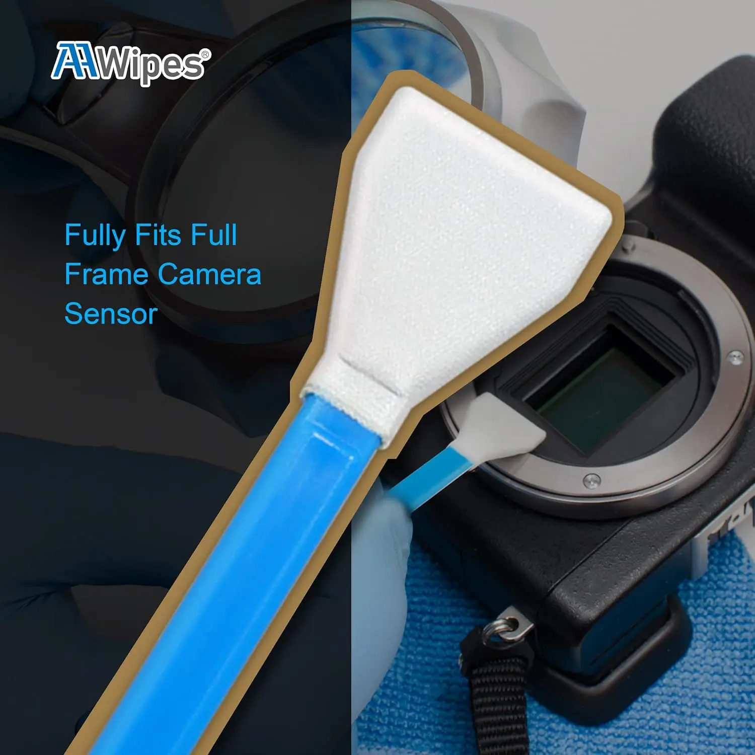 لمسحات تنظيف المستشعر لأجهزة استشعار APS-C لكاميرا DDR DSLR أو SLR (مسحات تنظيف مستشعر 16 مم) (HCS-16) #3