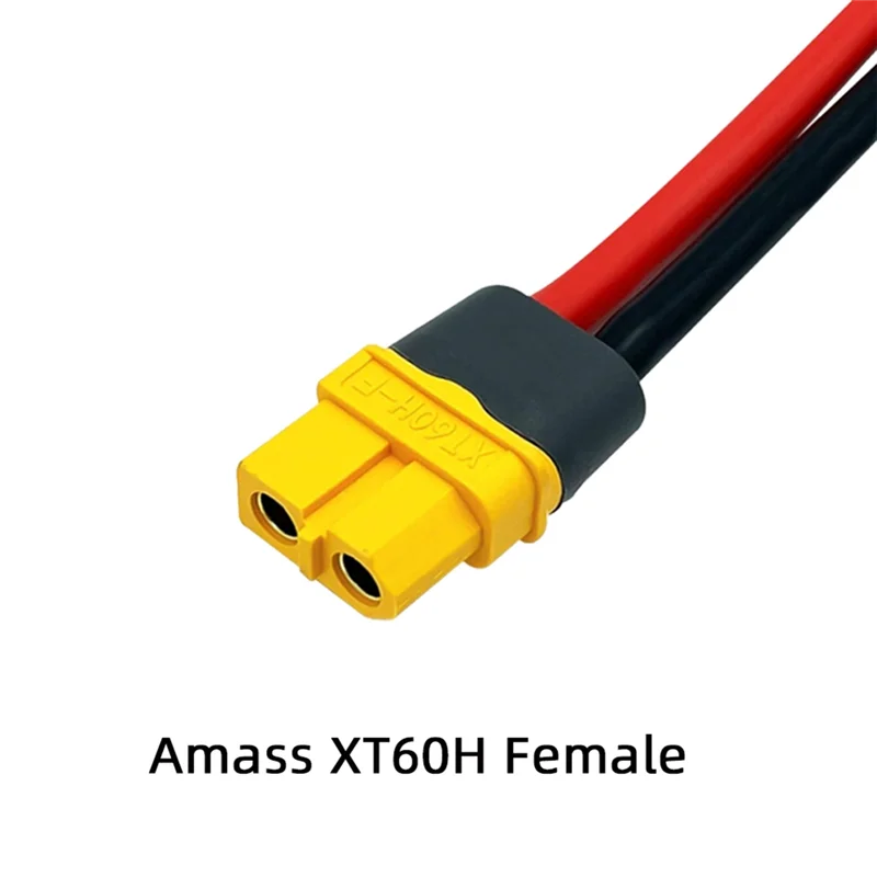 AAAEL-XT60 To O Ring Terminal Cable,XT60H To O Ring Eyelet Terminal Plug Connector Cable For RC Lipo Battery