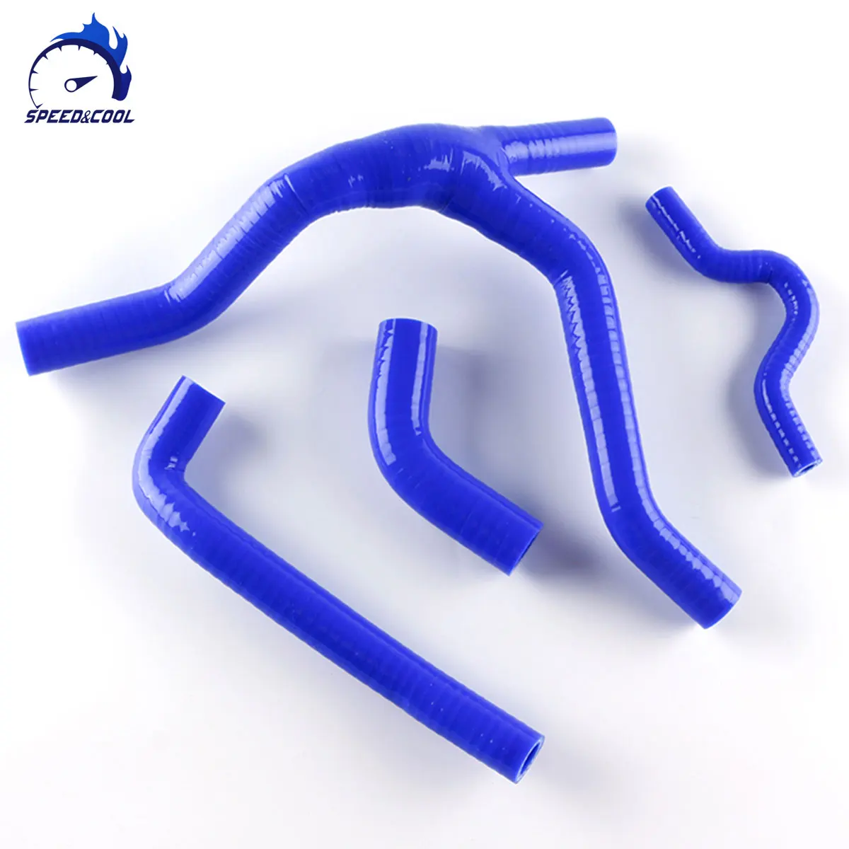 SPEED&COOL For 2006-2008 Kawasaki KX250F KX250 F Motorcycle Silicone Radiator Coolant Y Tube Pipe Hose Kit