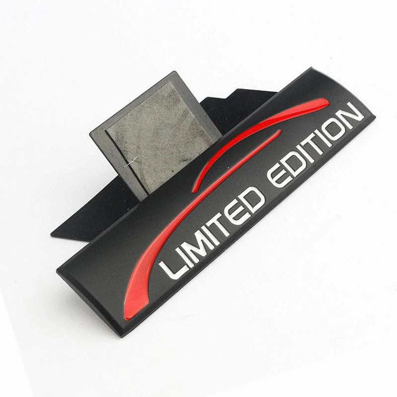 

1 Pieces Black Limited Edition Logo Metal Sport Acccesorios Emblem Stickers Car Fender Trunk Door Universal Badge