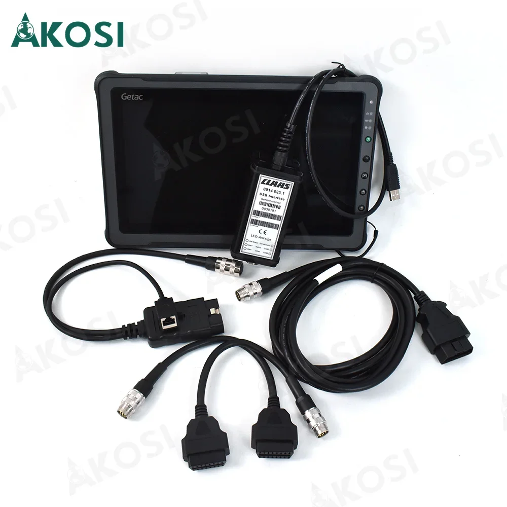 

For Claas simulator p/n14204140 cable Agriculture construction truck tractor Interface with Getac F110 Tablet