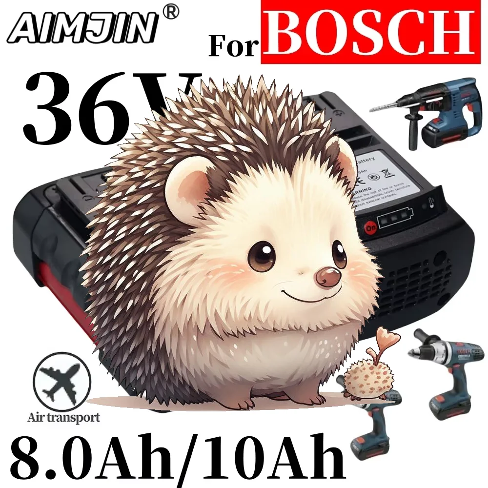 High-capacity 36V 8000mAhLithium-ion Battery for Bosch BAT810 BAT836 BAT840 GBH36V-Li Power Tool Replacement Battery Lithium-ion