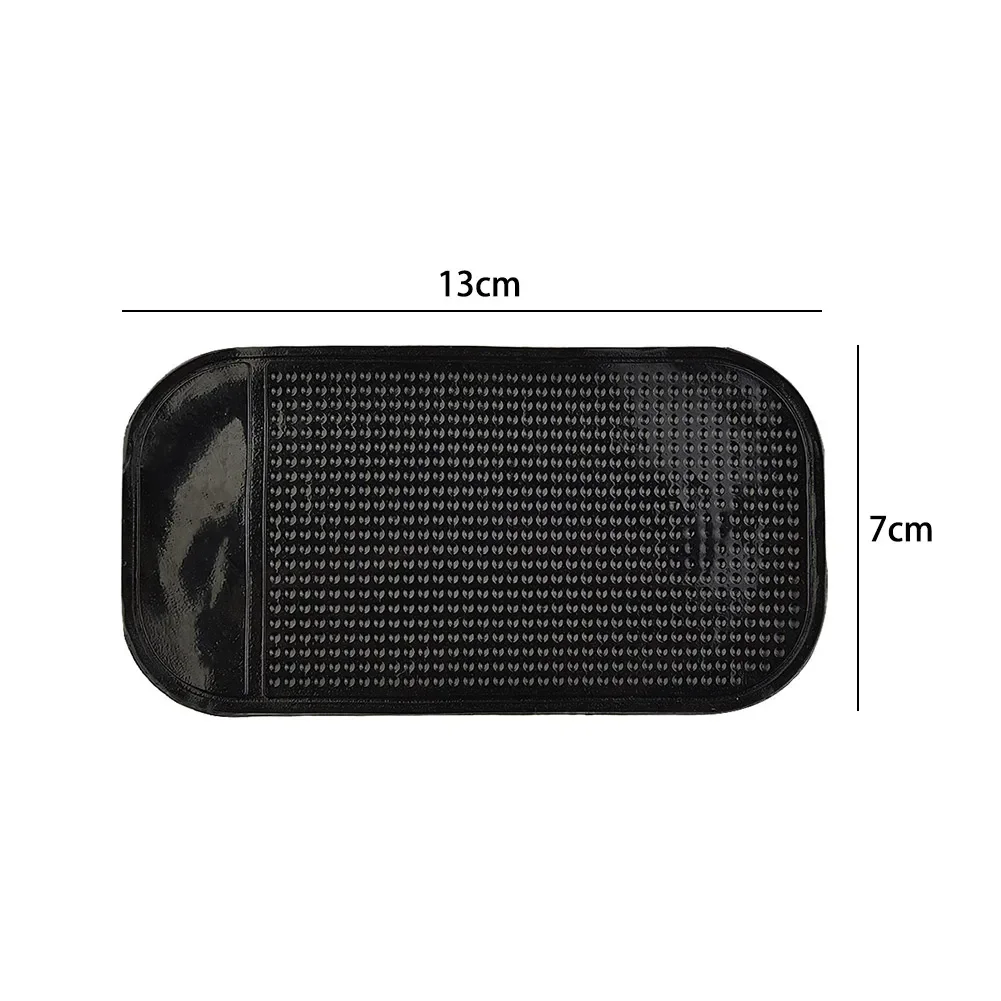 1pcs Car Dashboard Sticky Anti-Skid Mat Car Perfume Storage Sticker Phone Holder Mat Black Car Styling Interior