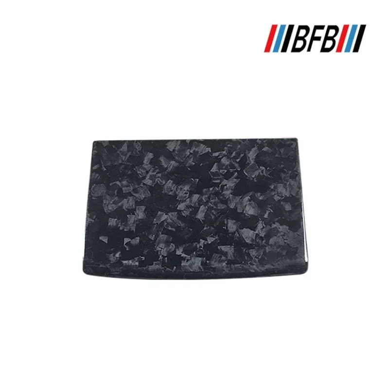 

For Tesla Model X S Real Forging Dry Carbon Fiber central control armrest water cup cover front rear panels marble 2014-2020