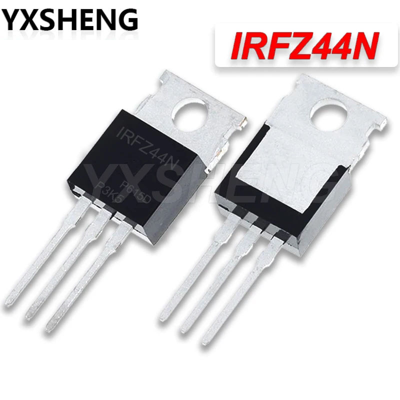 10PCS IRFZ44N Transistors IRFZ44 MOSFET Transistor TO-220 Power MOSFET IRFZ44NPBF Field Effect Transistors