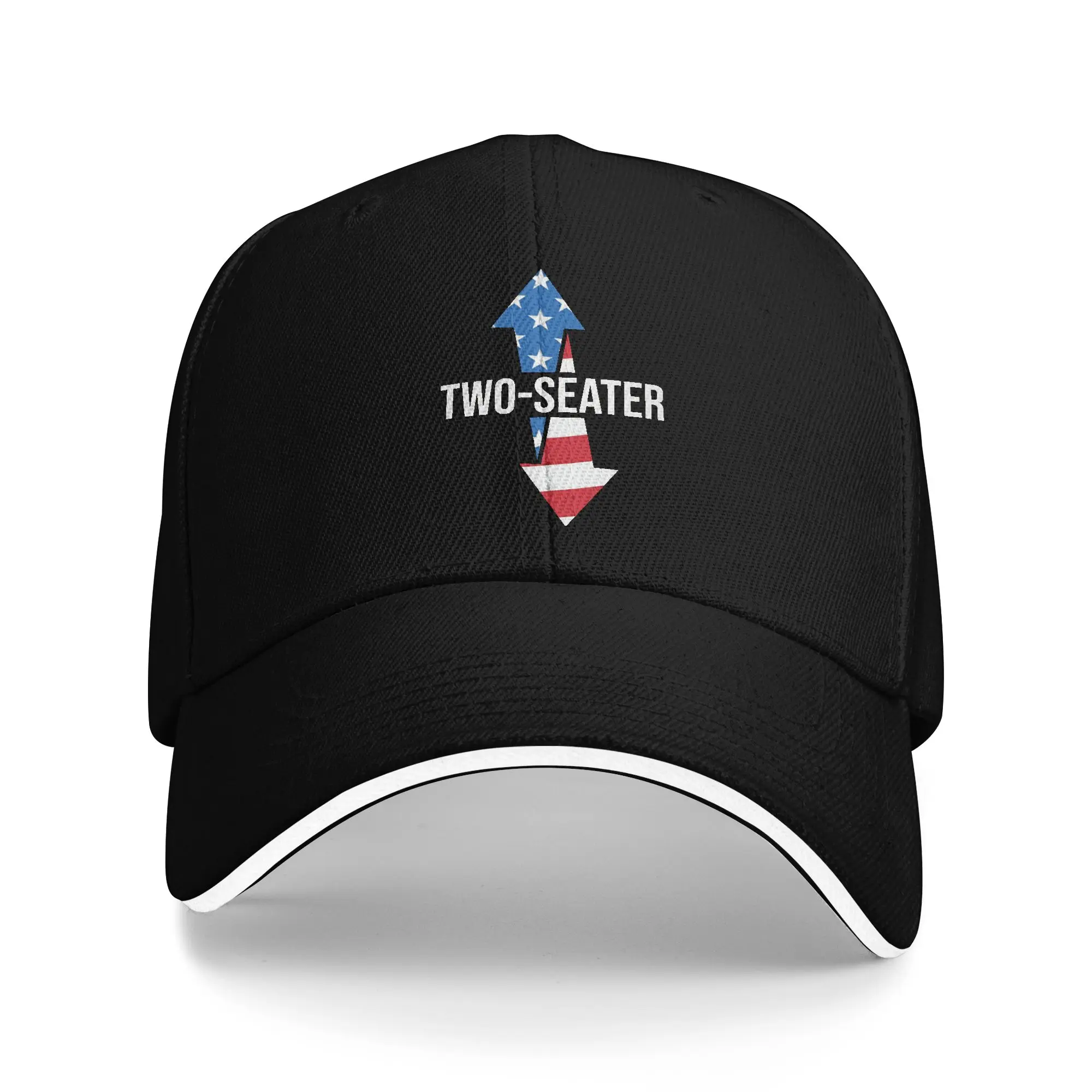 Humor Two Seater Meme Baseball Caps Hip Hop  Sandwich Hats Unisex Adjustable Hats Cap Outdoor