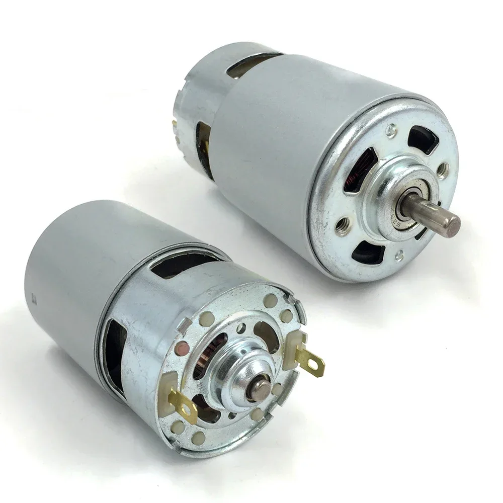 Large Torque High Speed 42mm Double Ball Bearing 775 12v 24v 20000rpm PMDC Electric Brush Brushless DC Motor