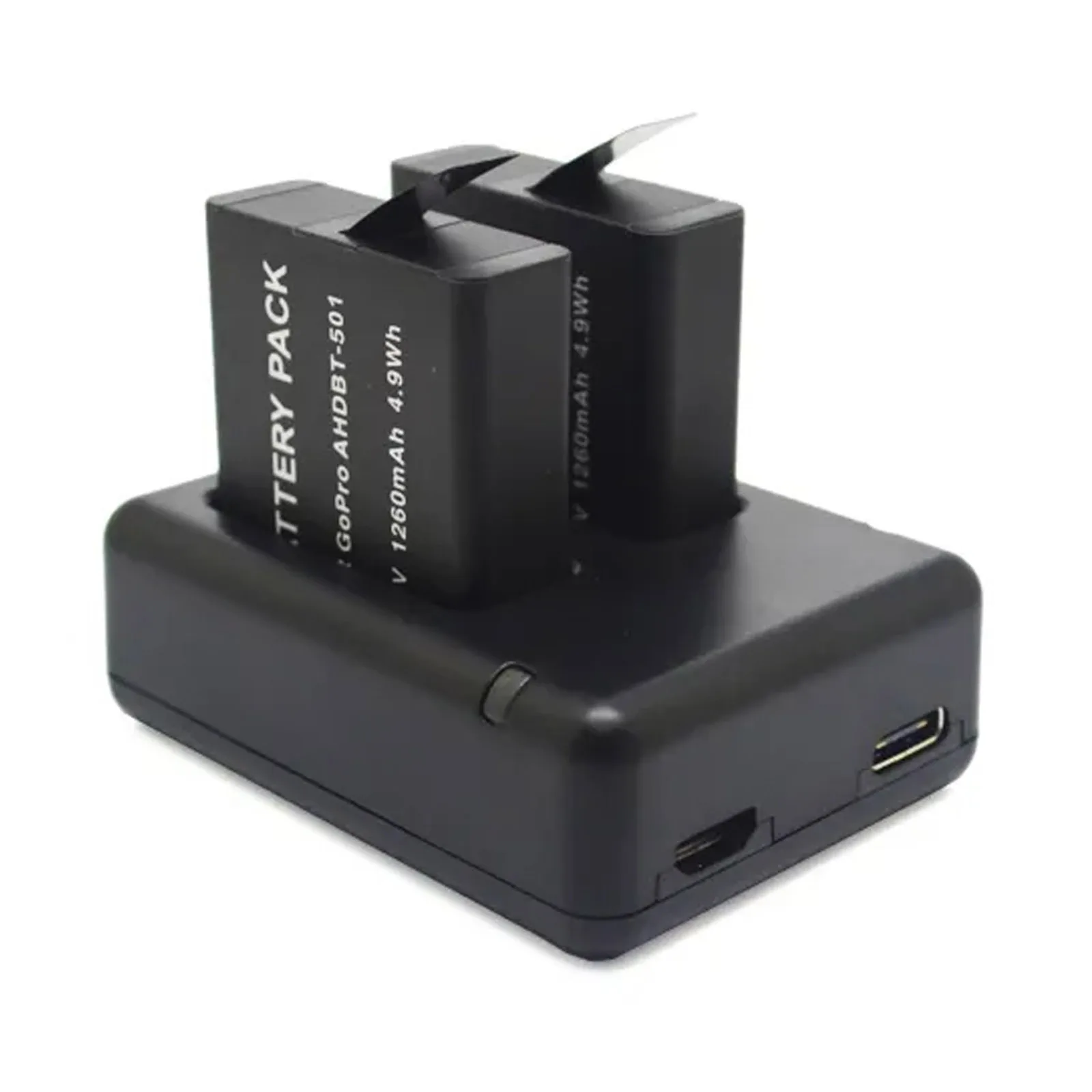 Dual Battery Charger for GoPro HERO8 Black GoPro HERO7 Black GoPro HERO6 Black GoPro HERO5, HERO5 Black GoPro Hero 2018