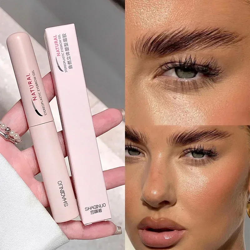Gel à sourcils 3D naturel – imperméable, résistant à la transpiration et formage de films pour sourcils sauvages et en forme