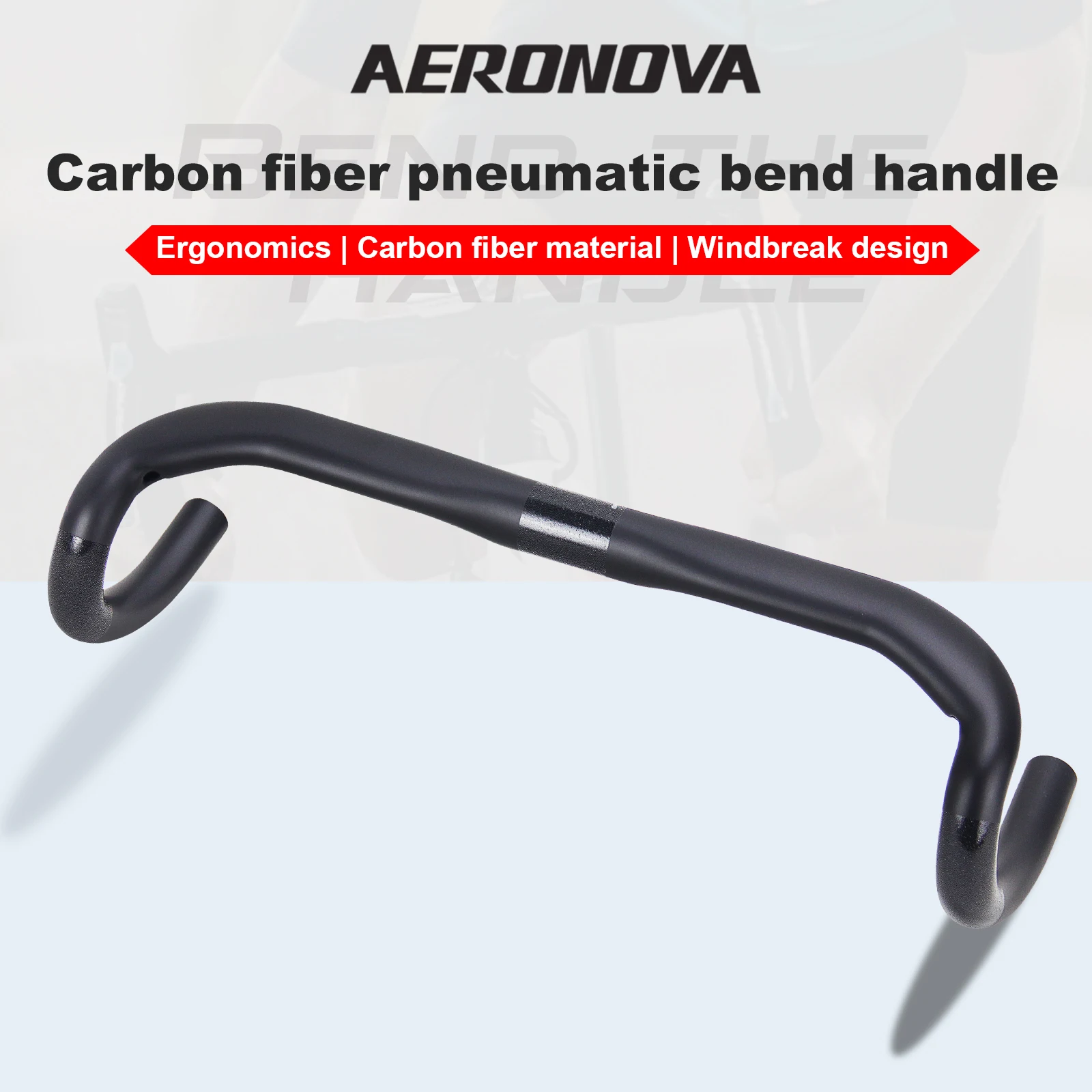 

Руль гравийного велосипеда 31,8 мм, внутренняя прокладка кабеля, карбоновый велосипедный руль380/400/420/440 мм, изогнутый стержень, каплевидное крепление 6 °