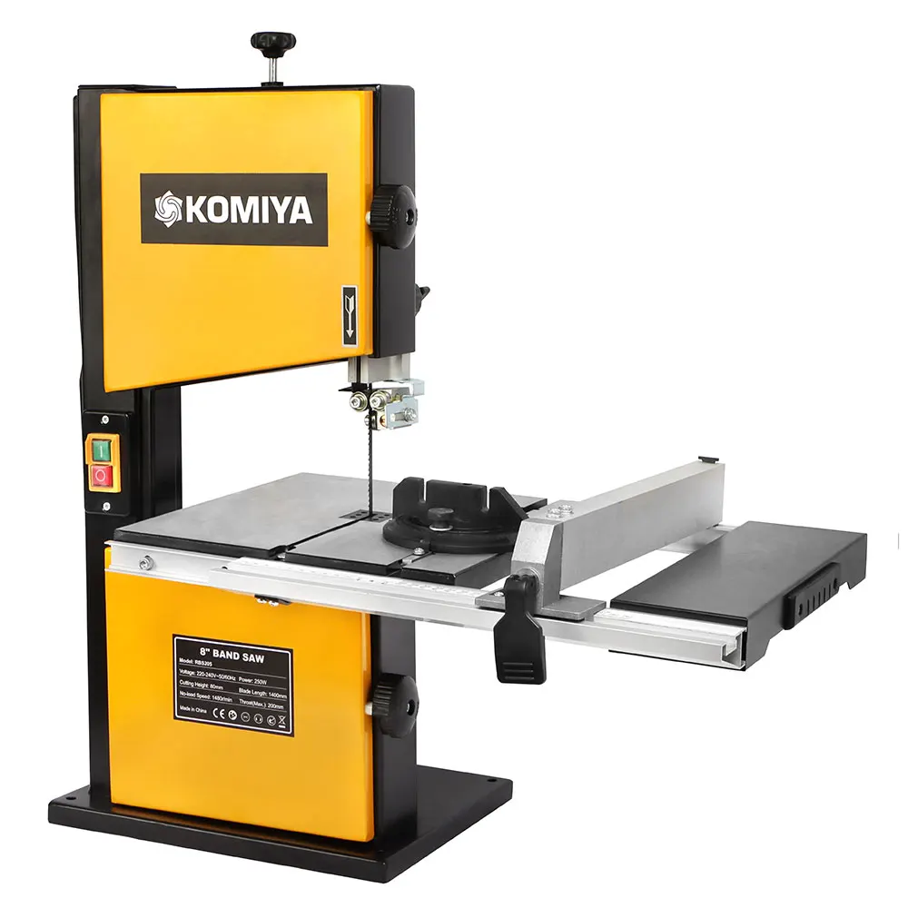 KOMIYA 8 inch  Band Saw  Bench Table Saw  Woodworking Machine, With Extension Table