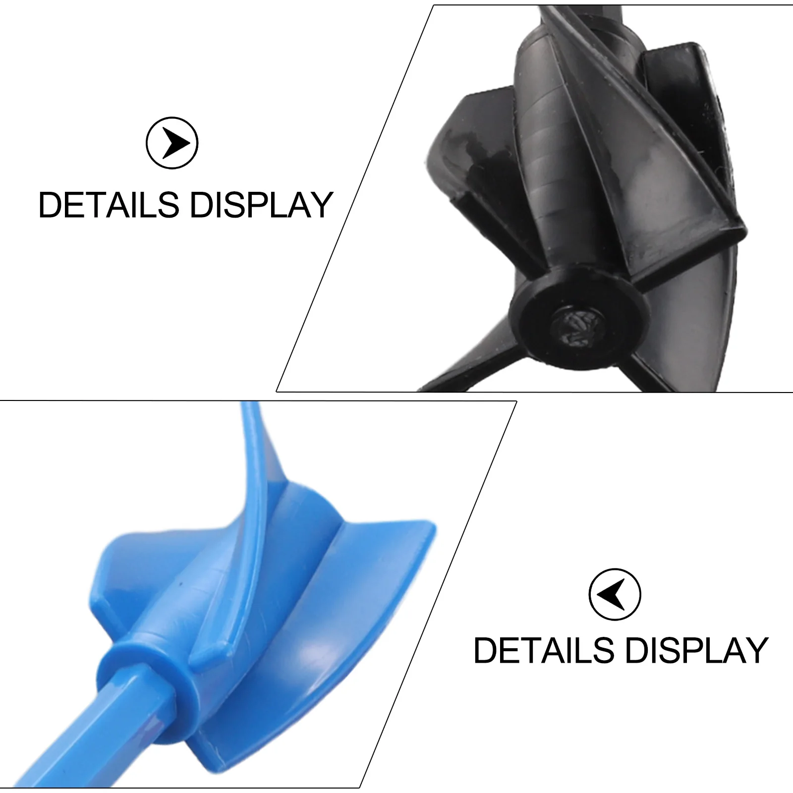 Anexar ao perfurar misturador epóxi acessório de broca misturador de resina epóxi plástico abs fácil de limpar se encaixa pequenas latas de pintura