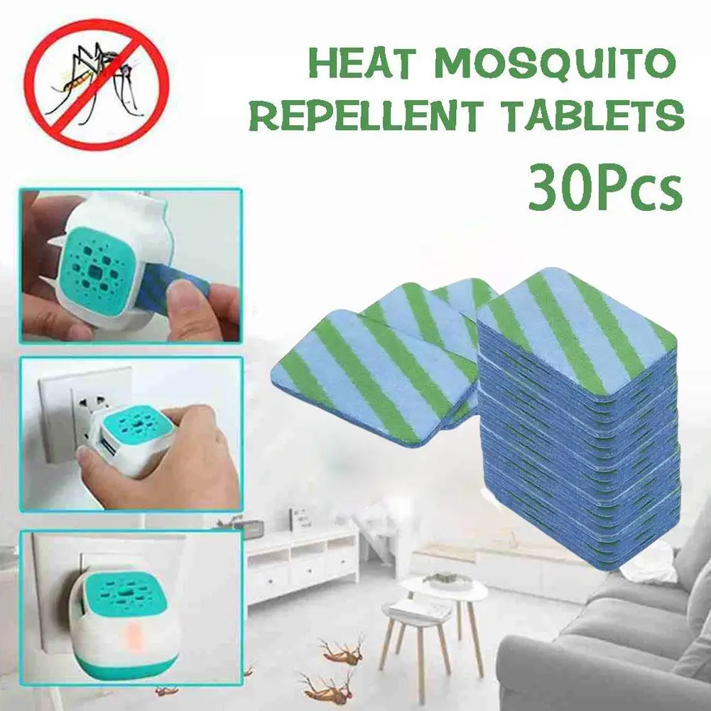 30 pçs/caixa bobina repelente de mosquito elétrico vivendo sem tóxico assassino do mosquito repelente de insetos thermacell recarga suprimentos de jardim