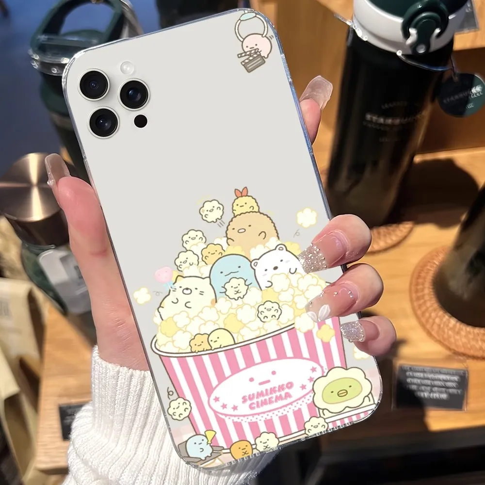 Casing ponsel s-sumikko g-gurashi, casing pelindung ponsel ULTRA transparan untuk Samsung Galaxy S20 S22 S23 A71 FE Lite Plus S21