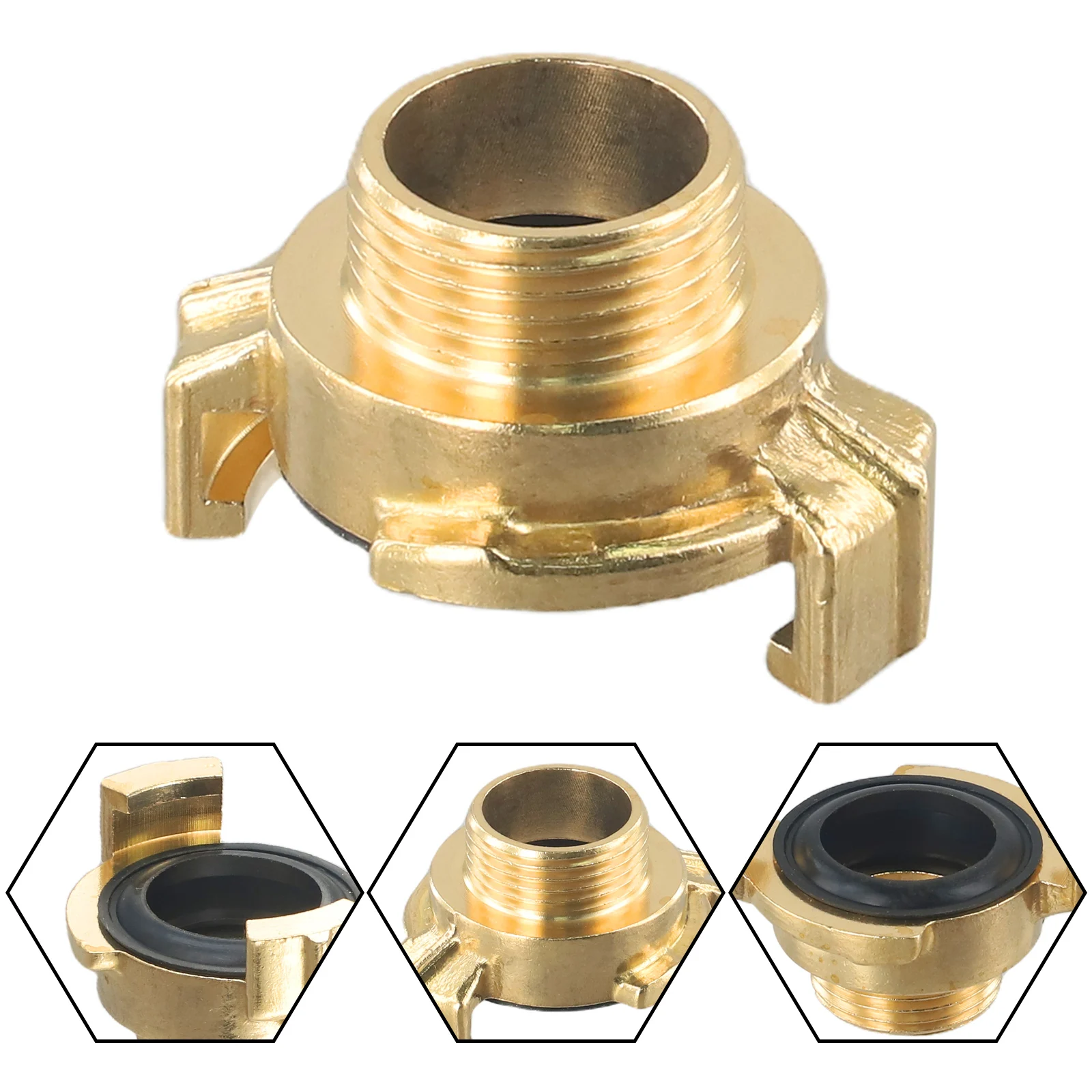 1pc Water Fitting DN15,DN20,DN25,DN32 Brass Type Quick Connect Water Fittings Claw Couplings Tap Connectors Accessories