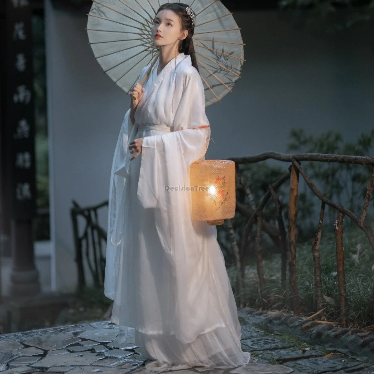 2024 chinese ancient wei jin dynasty hanfu set fairy gnetle temperament zen tea gauze dress suit women cosplay performance set