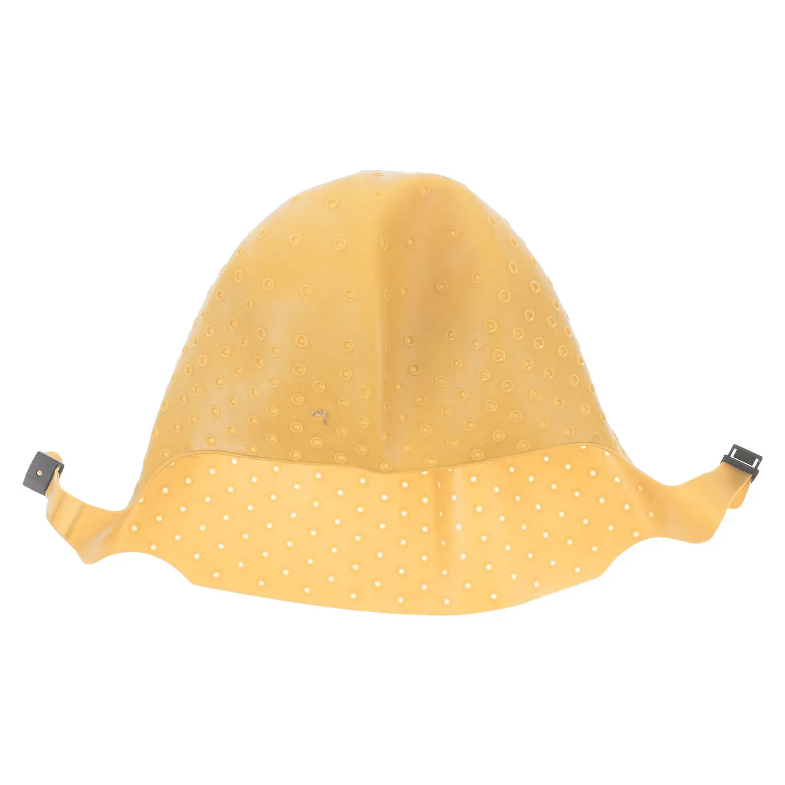 

Gold Silicone Highlighting Cap Professional Hair Coloring Dye Tight Fit Hair Frosting Tool Salon Hairdressing Pull Through Frost