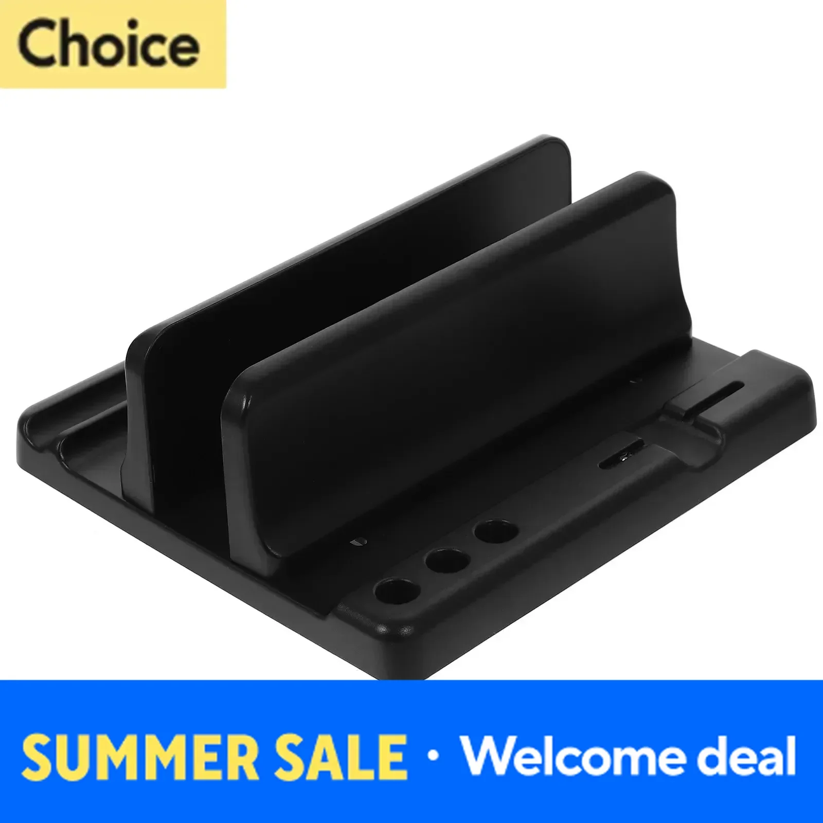 

Adjustable 1Pcs Premium Plastic Laptop Stand Vertical Type Sturdy Wear-Resistant Portable Desktop Support For Gaming Streaming