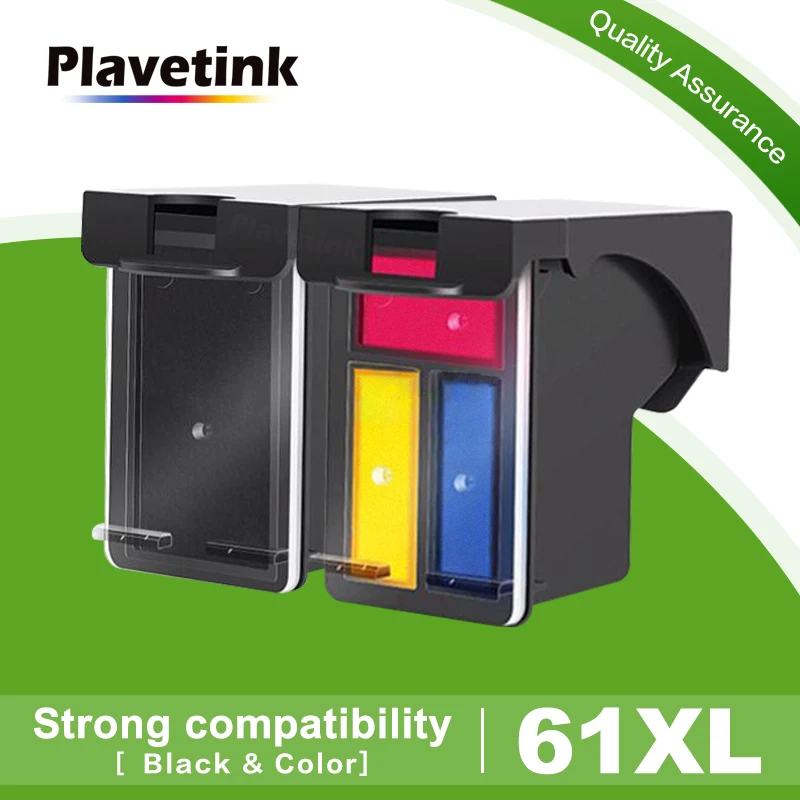 ตลับหมึกสำหรับเปลี่ยน61XL ที่เข้ากันได้กับ HP 61สำหรับตลับหมึก HP61สำหรับ HP อิจฉา4500 4501 4502 4503 4504 4505 4506