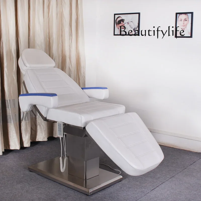

Stainless steel bed Tattoo multi-function Electric beauty bed Beauty salon special chair