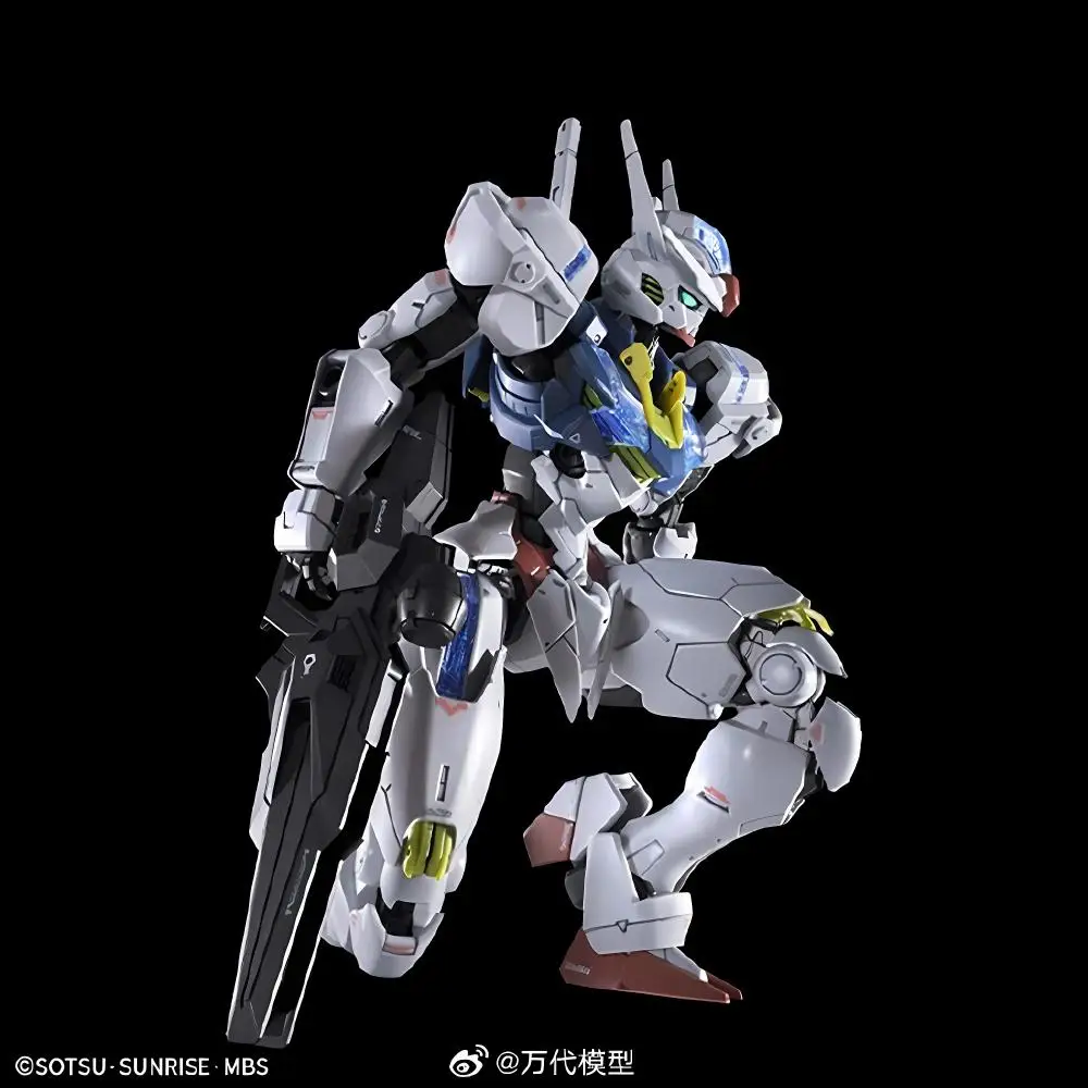BANDAI Original Gundam FM 1/100-AERIAL Permet Score 6 de Mercury assembler modèle Robot décoration de bureau cadeau de collection
