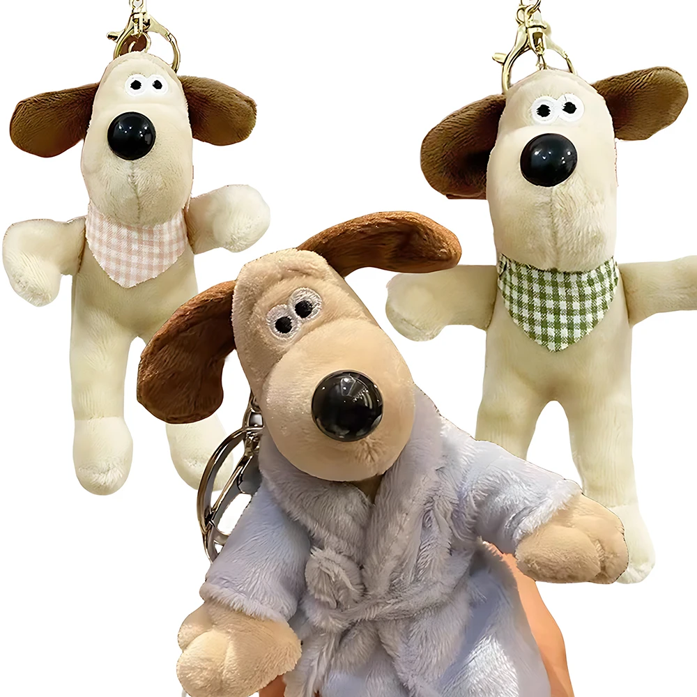 Cartoon Plush Key Pendant Cute Dog Plush Pendant Plush Toy Keychain Girl Gift Cartoon Doll Doll Grab Machine Doll Key Pendant