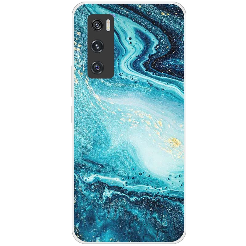 For Vivo V20 SE Case Silicone Wolf Soft Phone Cover For Vivo V20 SE V2022 V2023 Case Vivo V20SE V 20 SE Case  Black TPU Coque