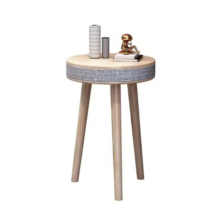 AIROW Nordic Smart Coffee Table Wireless Charging Built‑in Music Speaker