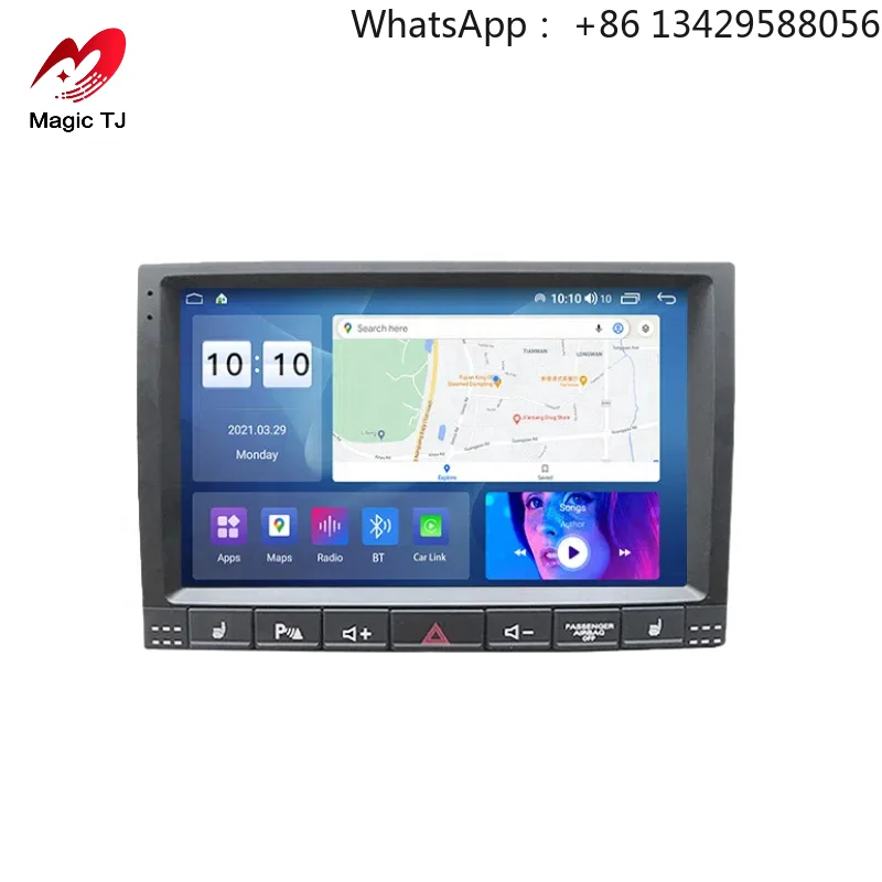 

For Volkswagen Touareg 02-10 Models Android Universal Screen Car Navigation System 8-Core Built-In GPS USB Connection CarPlay