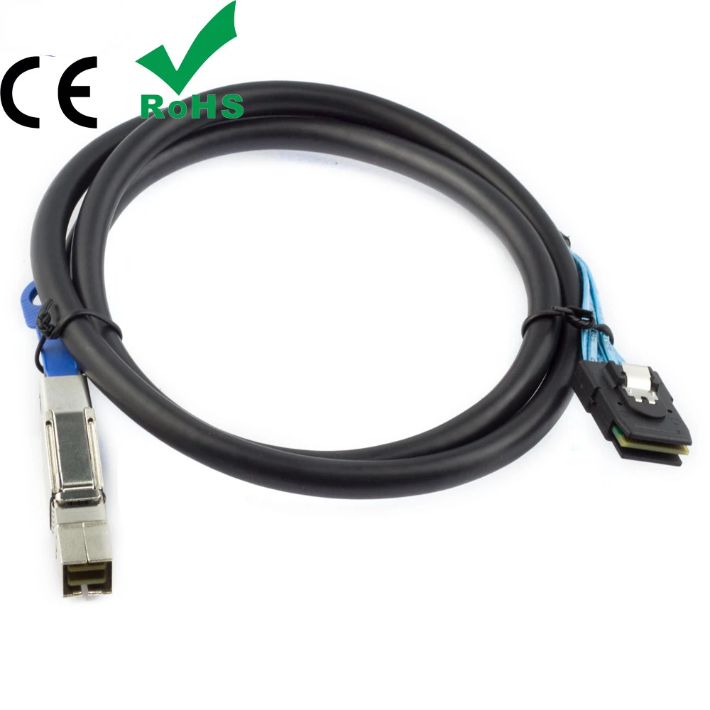 

50cm 100cm External HD Mini SAS 3.0 SFF 8644 To Mini SAS SFF 8087 HD 36PIN Cable 12Gbps Server External Hard Drive Cable