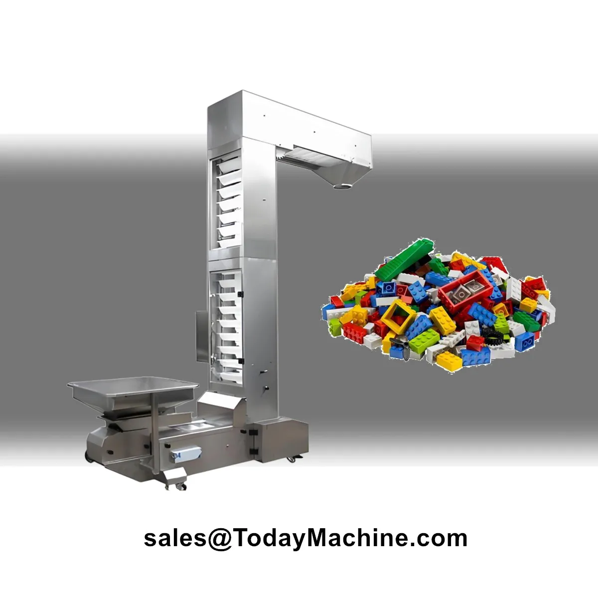 Eimer-Aufzugsförderer vom Typ Z in Zuckersnack, Reis, Getreide, Lebensmittelqualität
