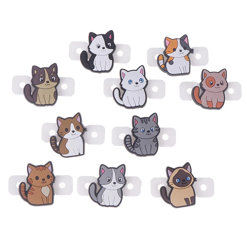 1/6 Uds gato de dibujos animados nueva raqueta de Tenis amortiguador para reducir Tenis raqueta amortiguadores de vibración raqueta