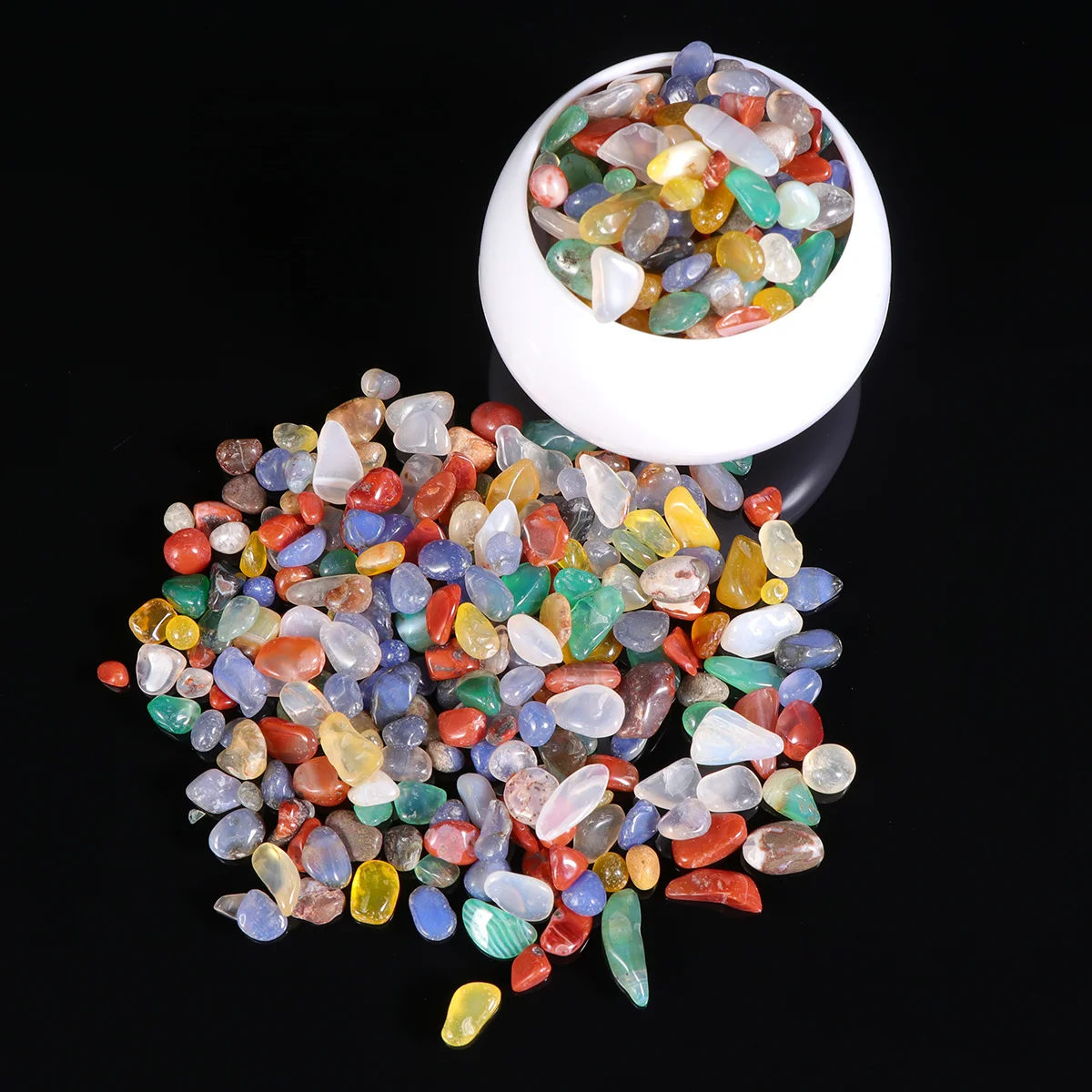 

Natural Crystal Degaussing Stones Colored Agate Multifunctional Decorative Fish Tank Pebbles Flower Pot Landscaping