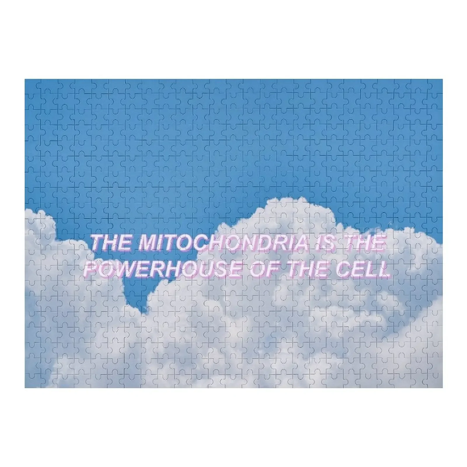 

Mitochondria Aesthetic Clouds Jigsaw Puzzle Jigsaw Custom Custom Child Baby Wooden Personalized Gift Married Puzzle