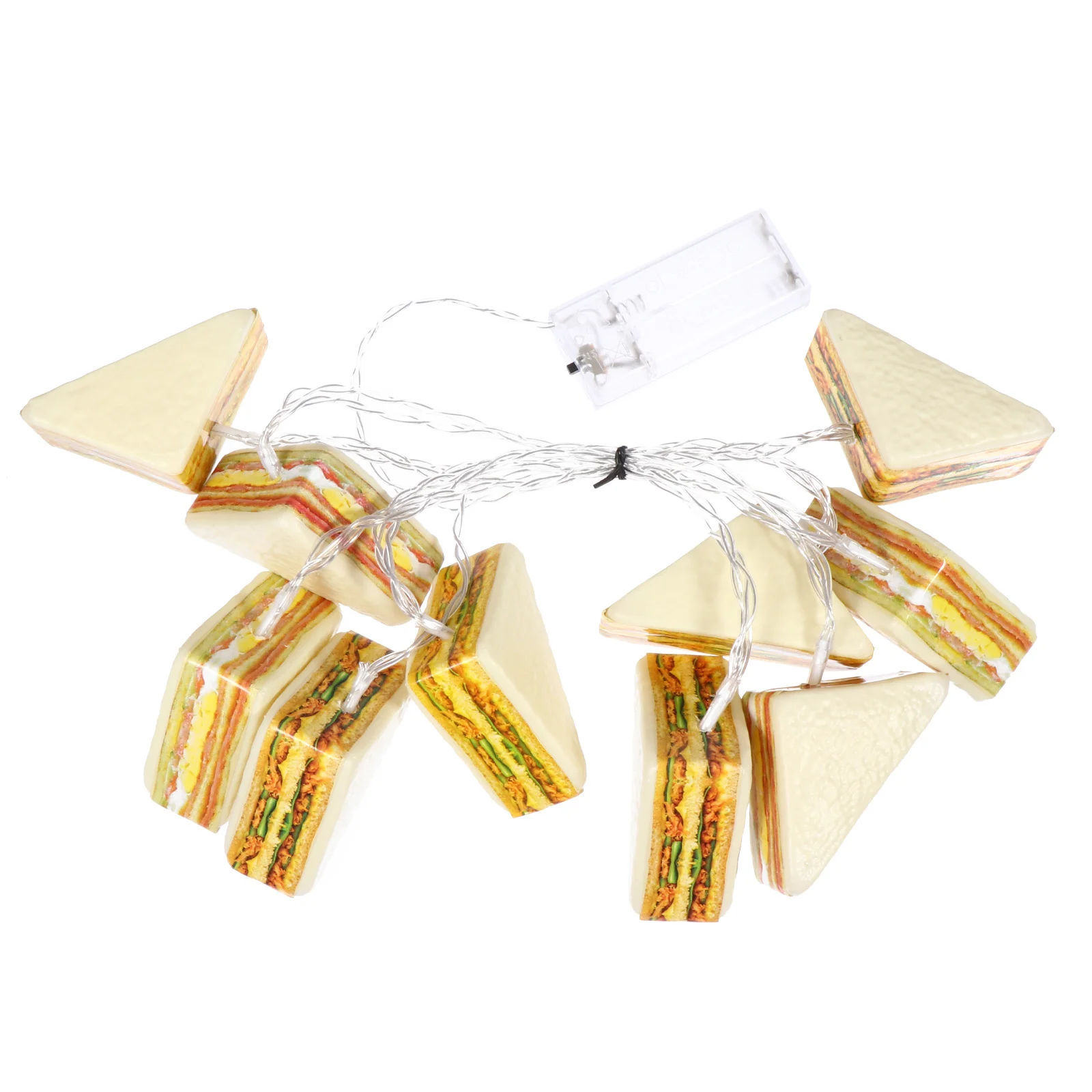 1 قطعة ساندويتش النمذجة سلسلة ضوء مصباح للزينة الإبداعية لغرفة عيد ميلاد حفلة مريحة المنزل ضوء الليل #1