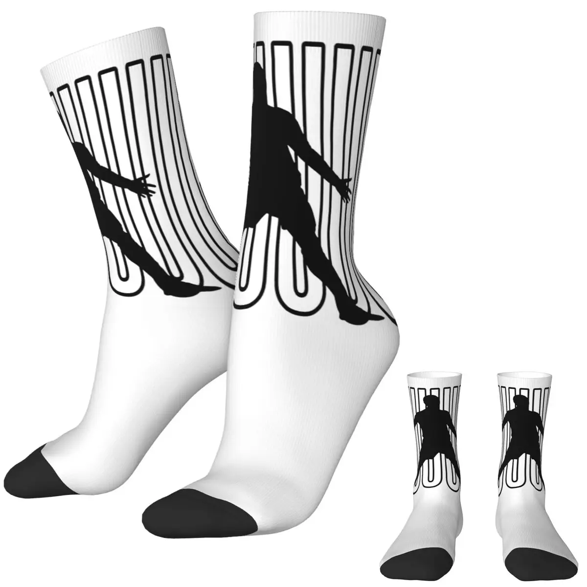 Siuuu CR7 Socks cristiano ronaldos Gothic Stockings Spring Non Slip Couple Socks Medium Soft Design Skateboard Socks