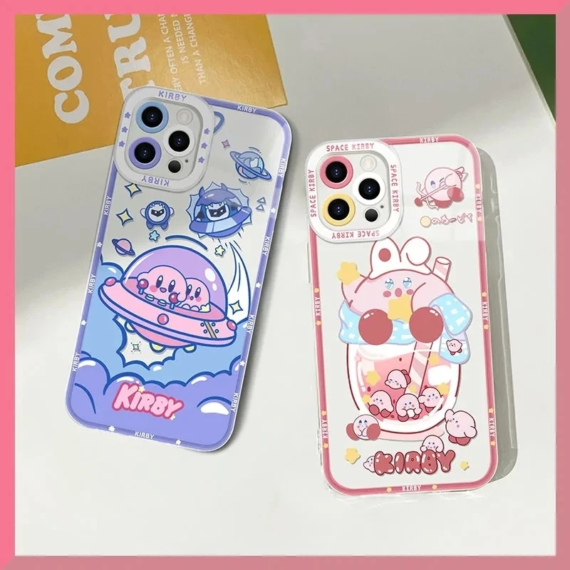 เคสลายดาว K-kirby ชัดเจนสำหรับ Xiaomi 13T 12T 12T 11T 10T 14 13 11 Lite 5G NE poco F6 X6 X3 NFC X5 X4 GT F3 M6 C65 M5S