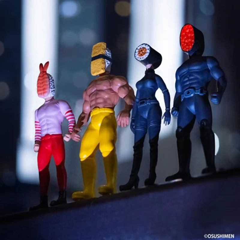 En Stock japonés Kenelephant Sushi Samurai miniatura comida japonesa tema figura de acción decoración colección decoraciones modelo juguete