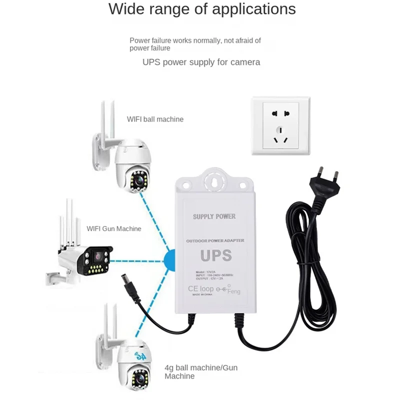 BTLIFE-12V-2A Uninterruptible Power Supply For Wifi, Router, Modem, Security Camera Mini UPS Battery Backup Protector - Image 4
