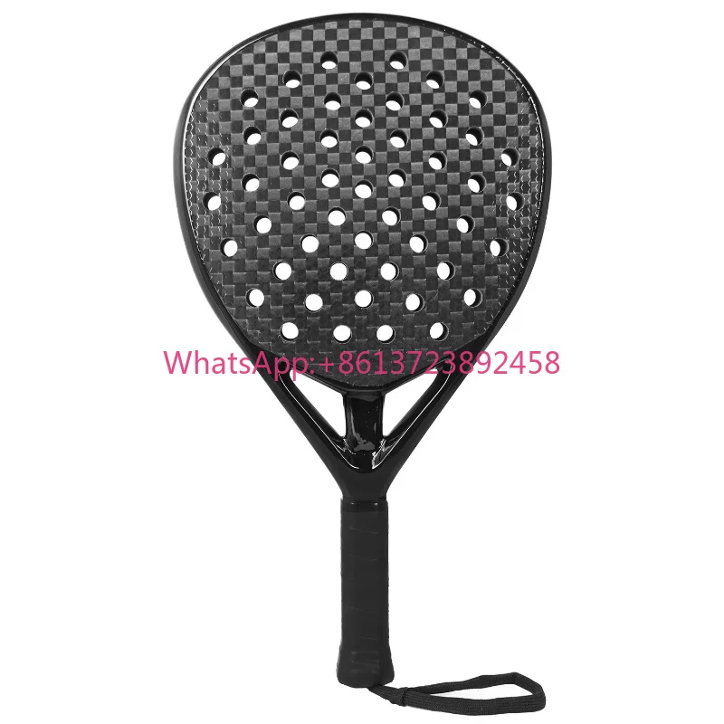 SPORT Top Ranked Quality Unique Design 12K Carbon 3D Hexagon Padel Racket Tennis Racket CN Supplier Directly