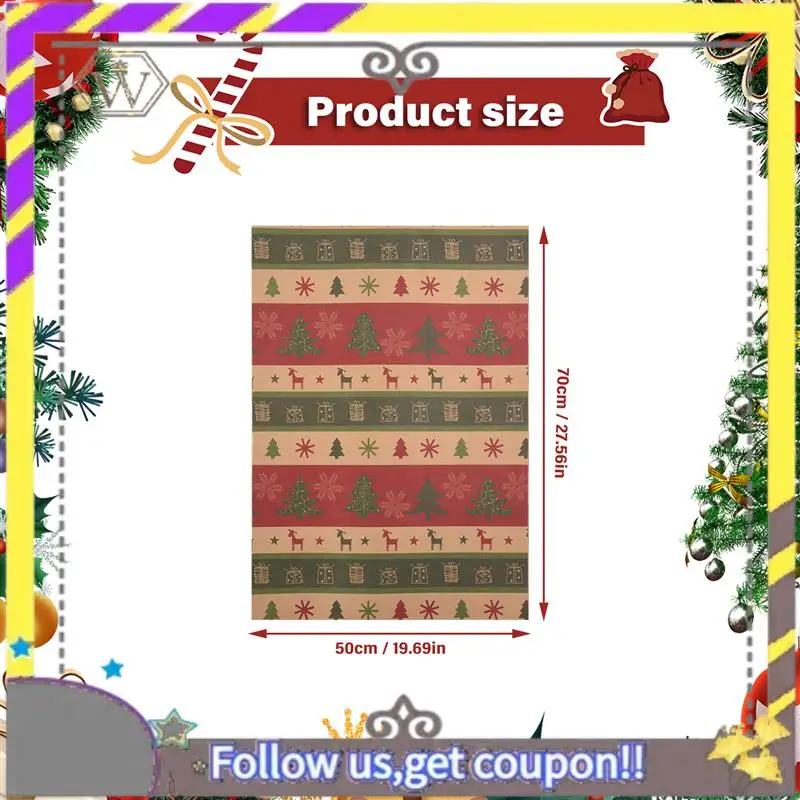New 6 Pack Wrapping Paper Sheets,For Christmas Birthday Party Wrapping Paper Set Gift Wrap Papers