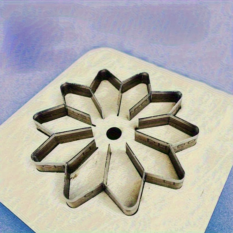 Durable Reusable Petal Mold for Leather High Precision Cutting Hand Hammer Press Two-in-One DIY Handmade Leather Flower Pendant