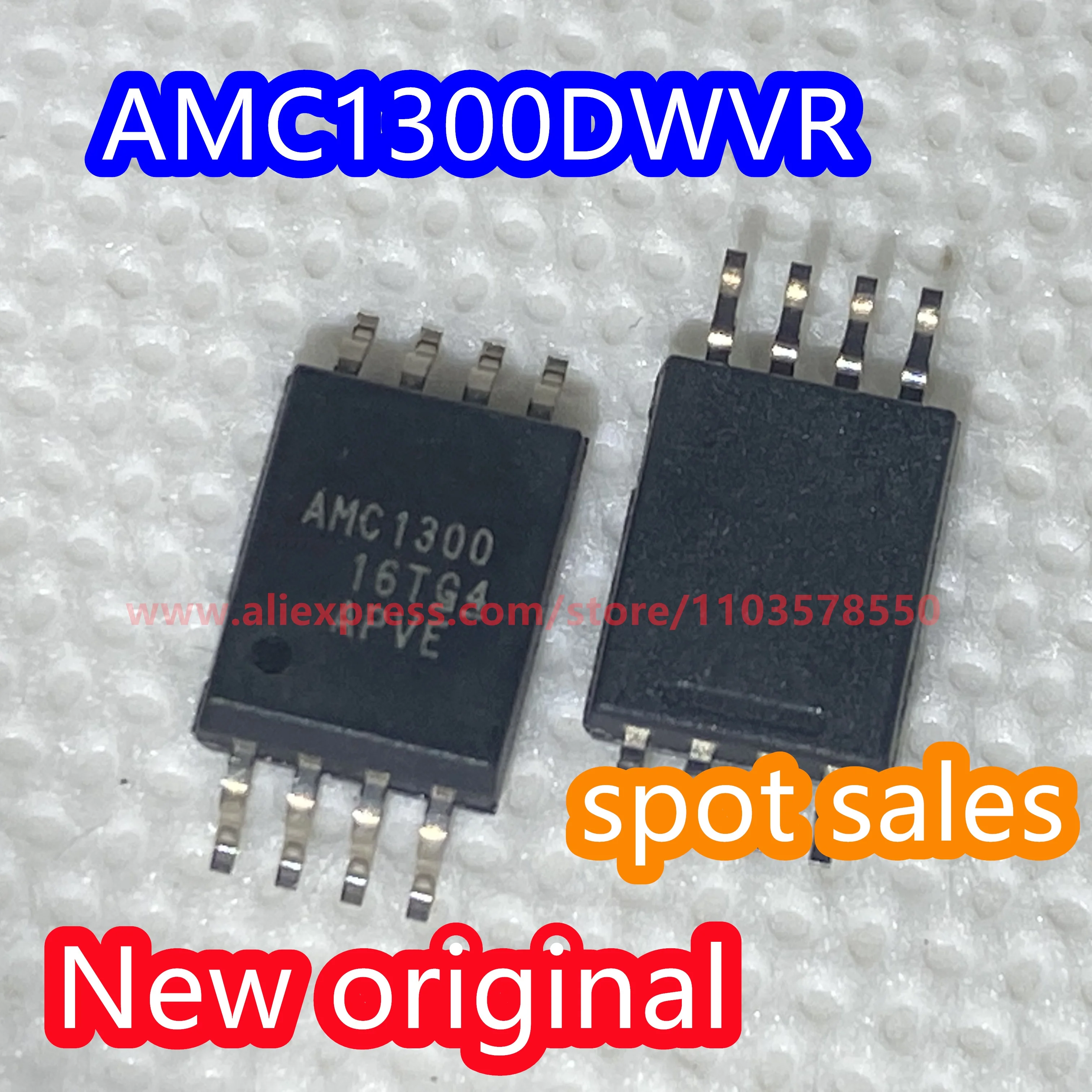 （10PCS）  AMC1300DWVR AMC1300 package SOP-8 isolation amplifier chip AMC1300DWV brand new original genuine product
