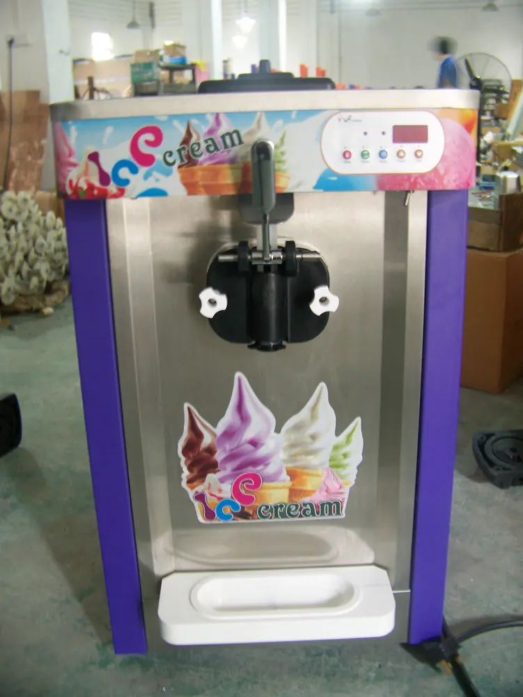 tabletop single flavor ice cream machine