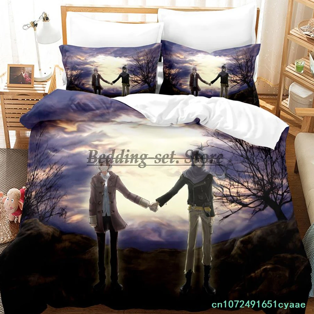 New No.6 Shion Nezumi Bedding Set Single Twin Full Queen King Size Bed Set Aldult Kid Bedroom Duvetcover Set Anime Bed Sheet Set