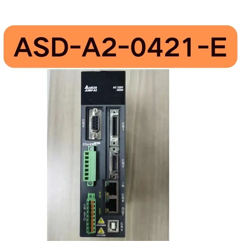 Used ASD-A2-0421-E servo driver 400W tested OK and function intact