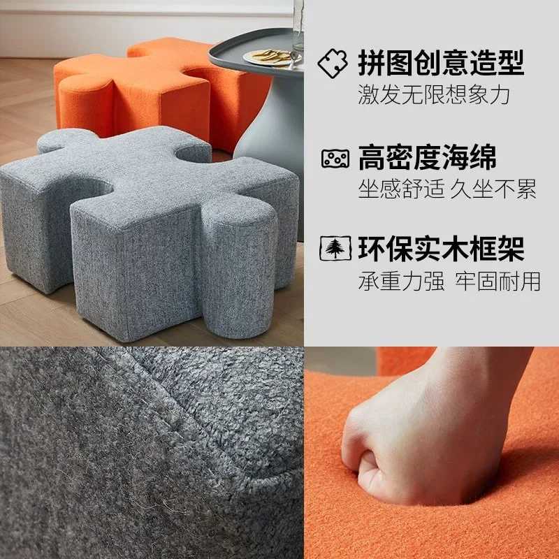 pedal sofa for home use, shoe changing in the living room, simple shoe for sitting, small  pedal