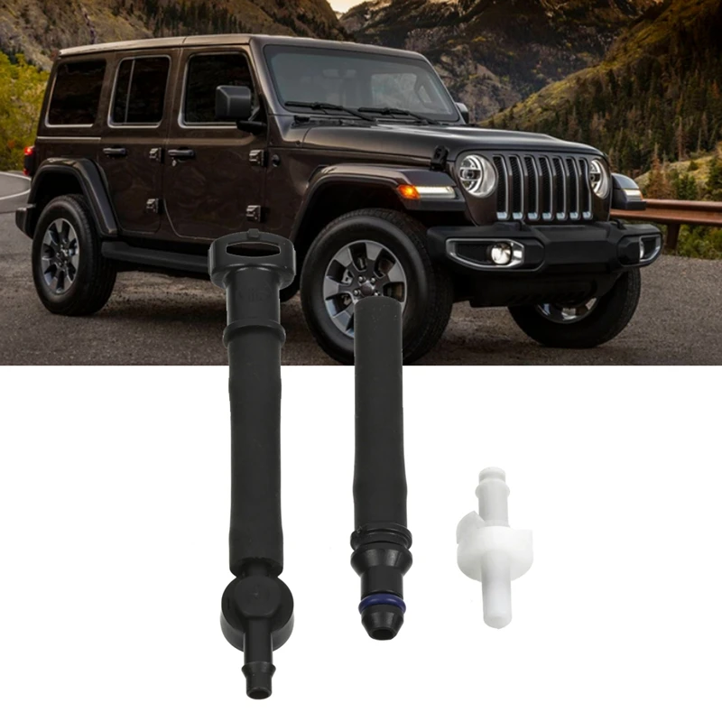 

68086133AA Car Rear Windshield Washer Check Valve Rear Wiper Nozzle For Jeep Wrangler JK Hardtop 2007-2018 Rear Wiper Spray Pipe