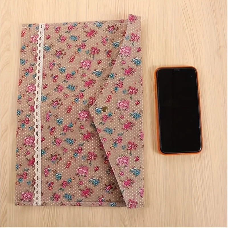 أكياس تخزين الملفات - حقائب ملفات مطبوعة على شكل زهور عصرية عالية الجودة |   سعة تخزين كبيرة للمكتب والمنزل والمدرسة